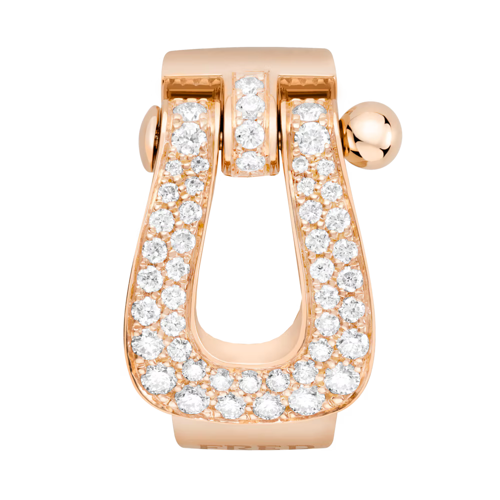 Bague Force 10, grand modèle, semi-pavée