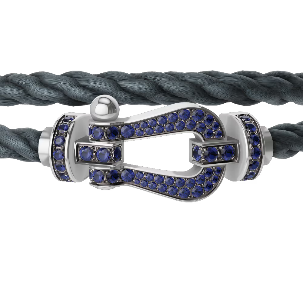 Bracelet Force 10, grand modèle, pavé
