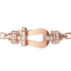 Bracelet Force 10, moyen modèle, semi-pavé