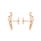 Boucles d'oreilles Chance Infinie, moyen modèle, pavé