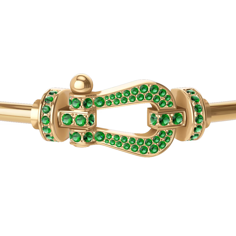Bracelet Force 10, grand modèle, pavé