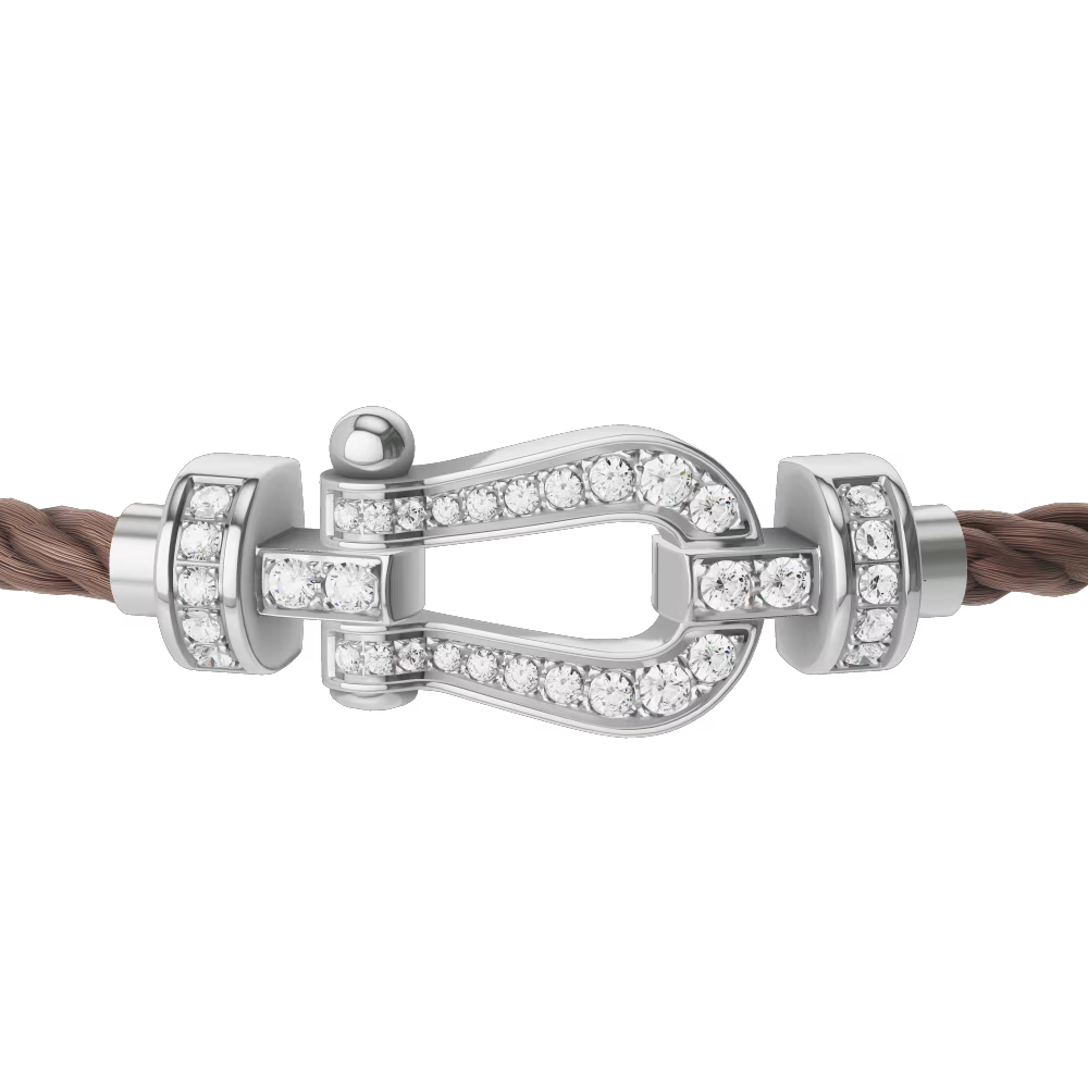 Bracelet Force 10, moyen modèle, pavé