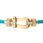Bracelet Force 10, moyen modèle, semi-pavé