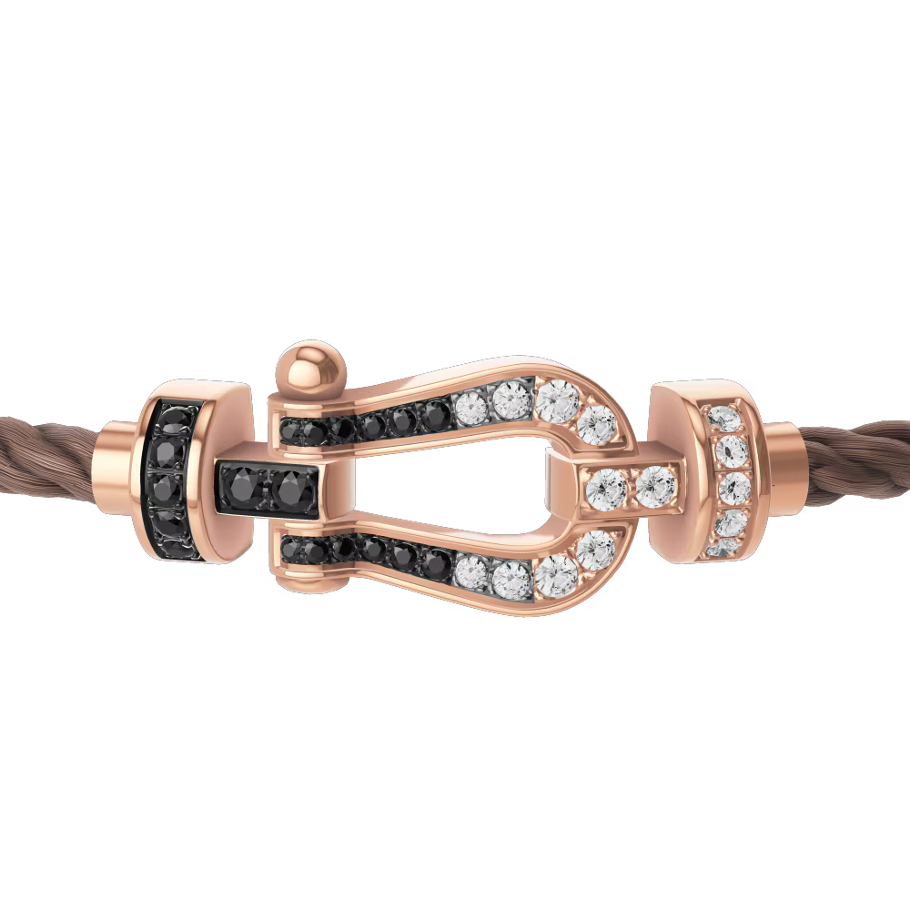 Bracelet Force 10, moyen modèle, pavé