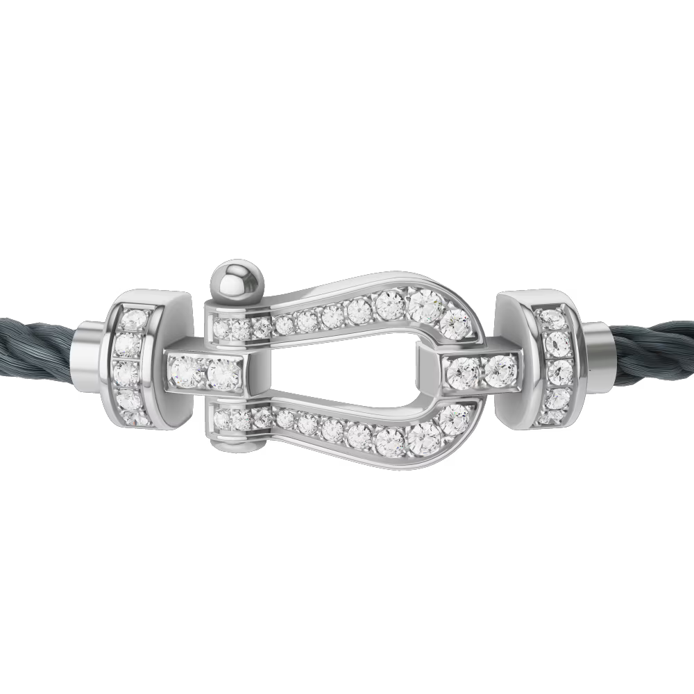 Bracelet Force 10, moyen modèle, pavé