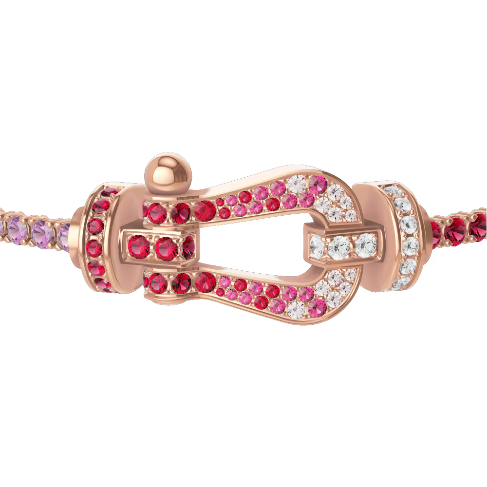Bracelet Force 10, grand modèle, pavé