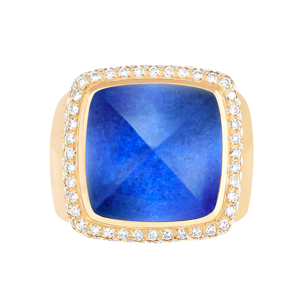 Bague Pain de Sucre, lapis lazuli