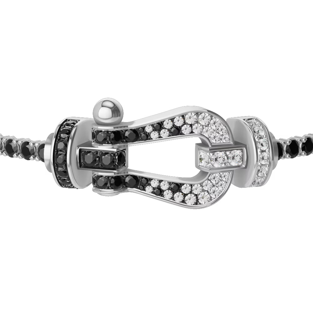 Bracelet Force 10, grand modèle, pavé