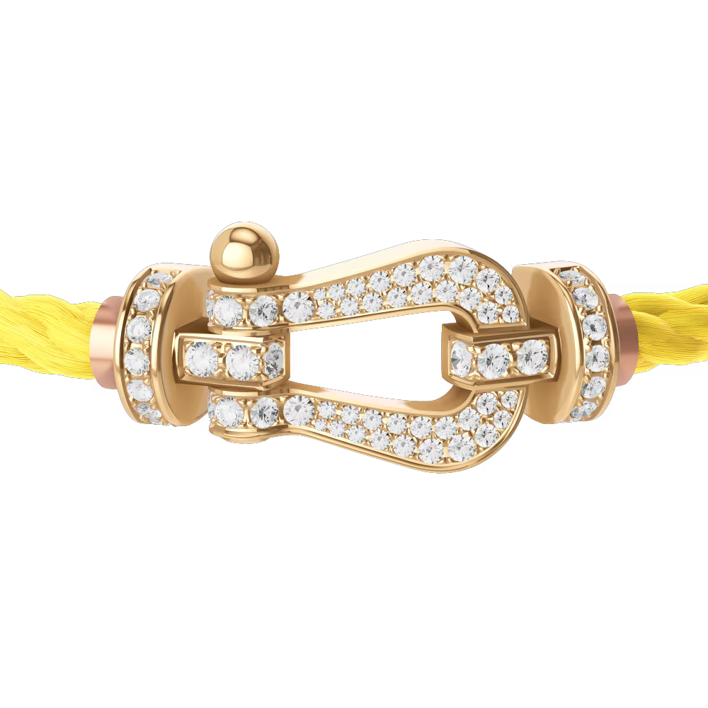 Bracelet Force 10, grand modèle, pavé
