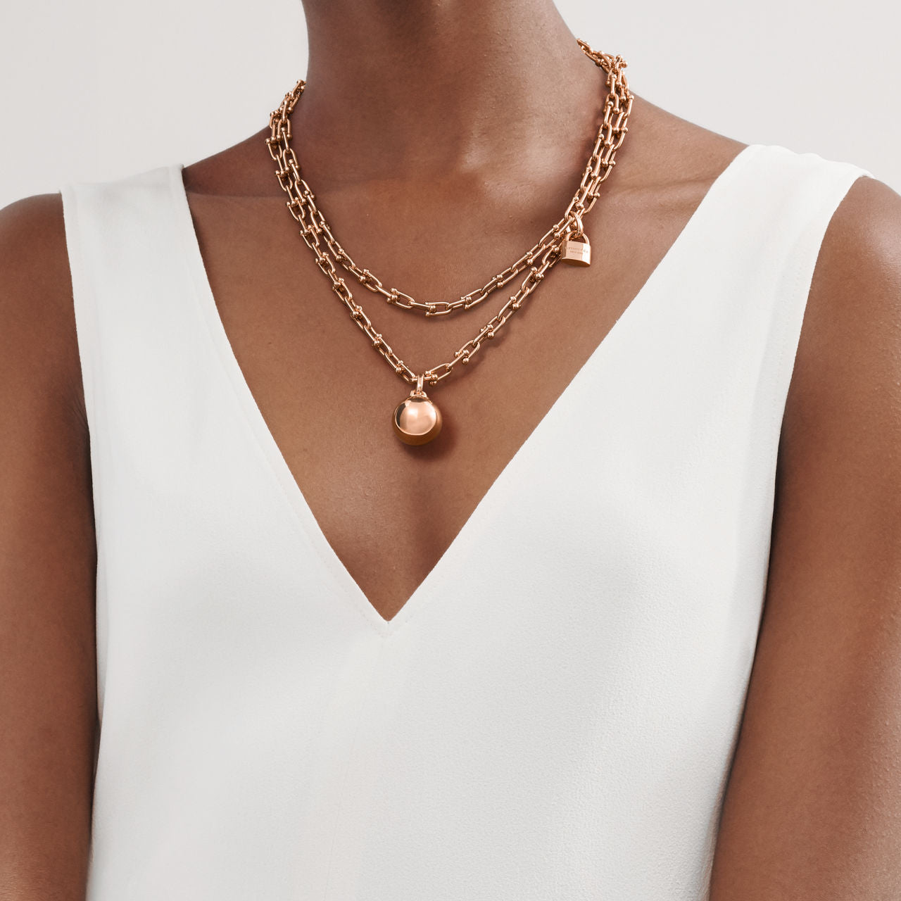 Collier Wrap en or rose 18 carats, Small