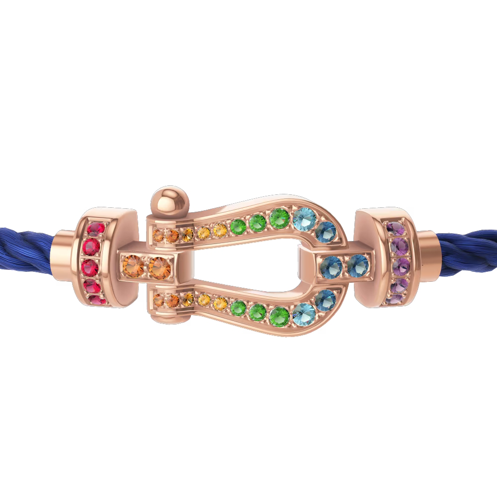Bracelet Force 10, moyen modèle, pavé