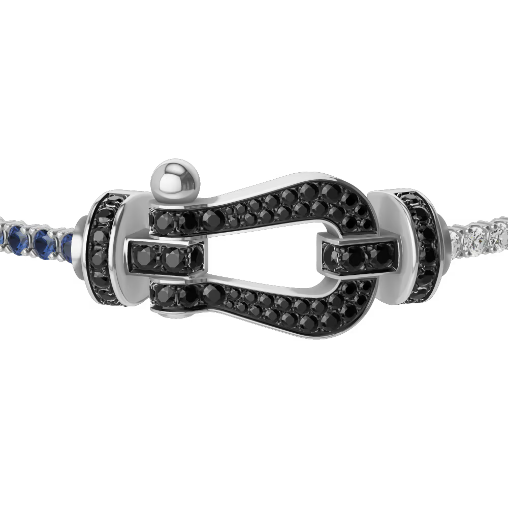 Bracelet Force 10, grand modèle, pavé