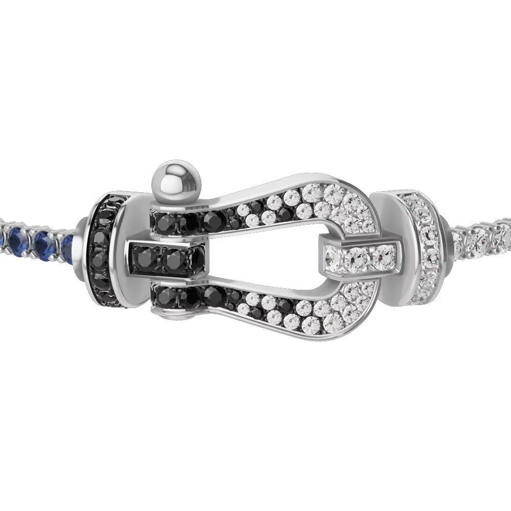 Bracelet Force 10, grand modèle, pavé