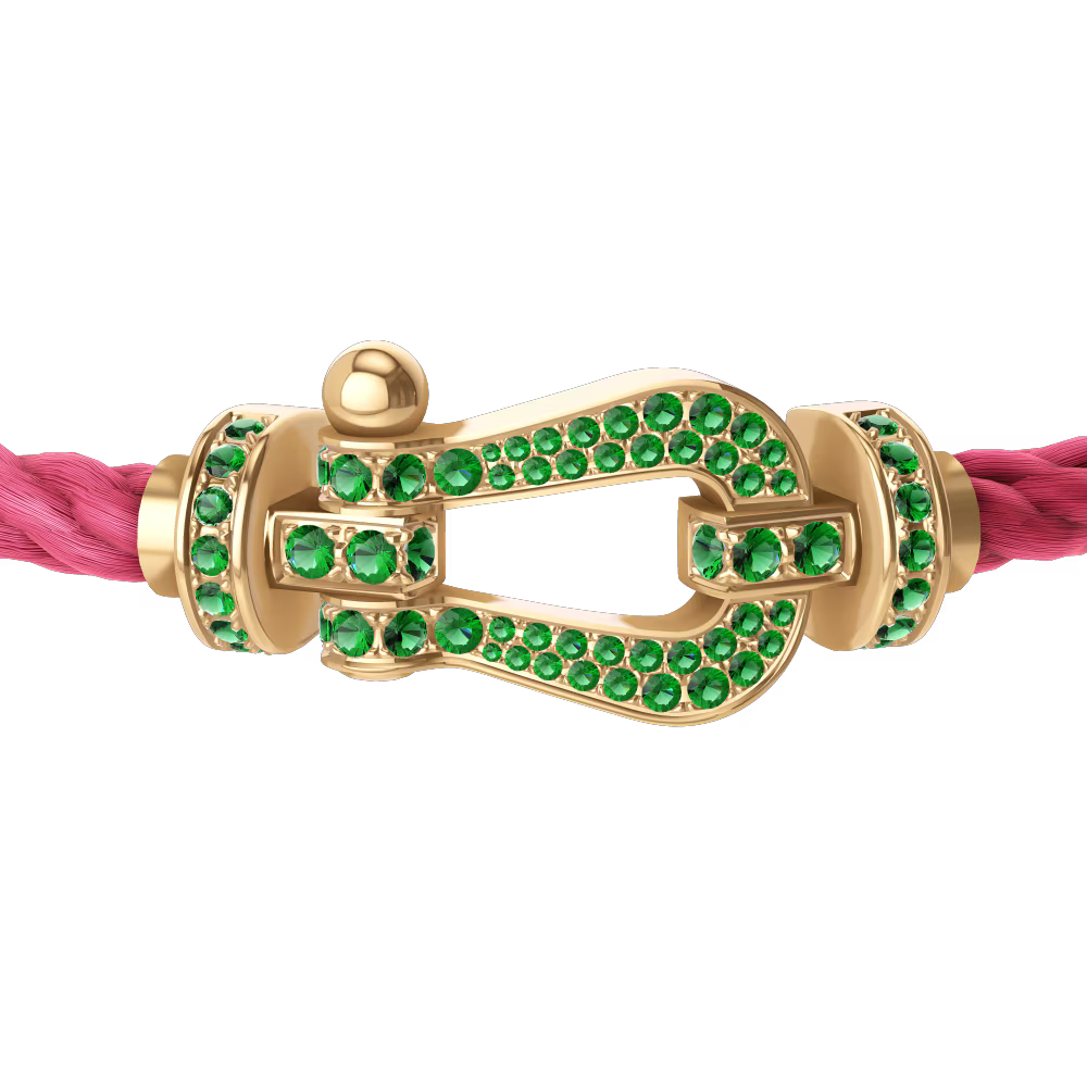 Bracelet Force 10, grand modèle, pavé