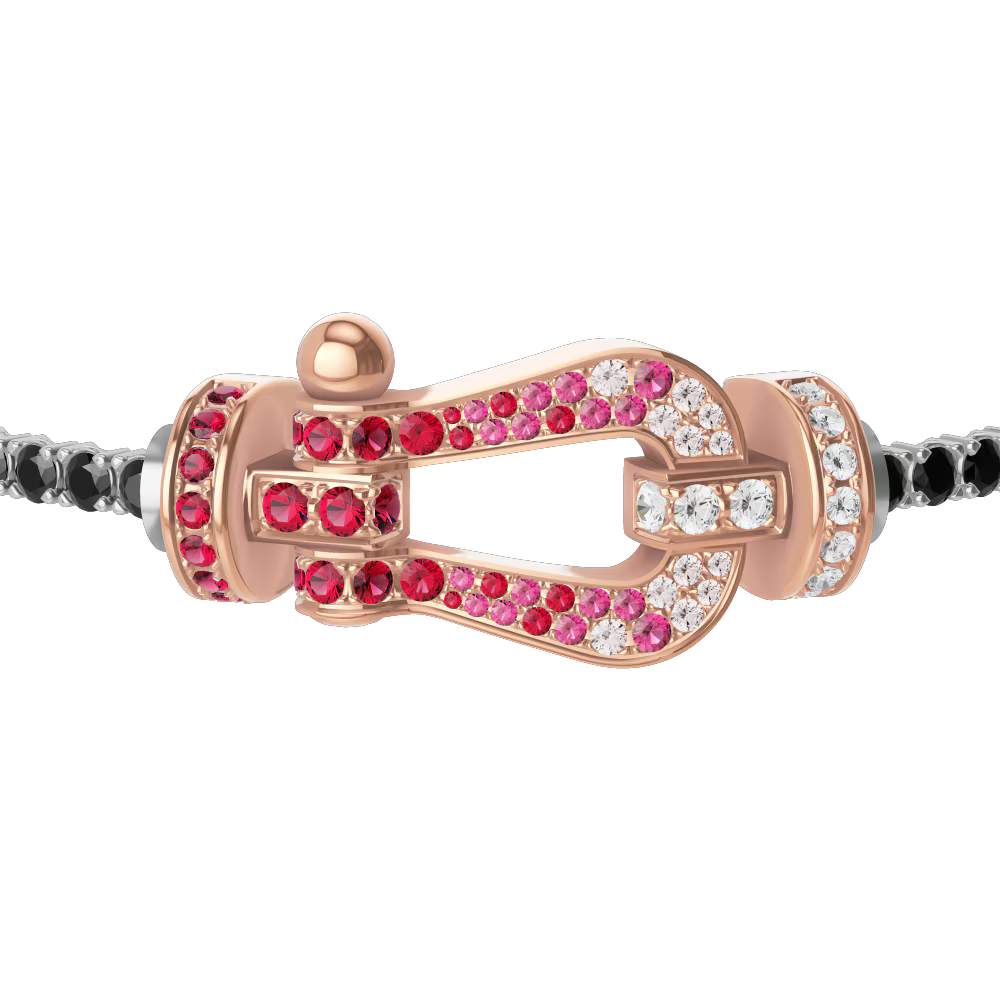 Bracelet Force 10, grand modèle, pavé