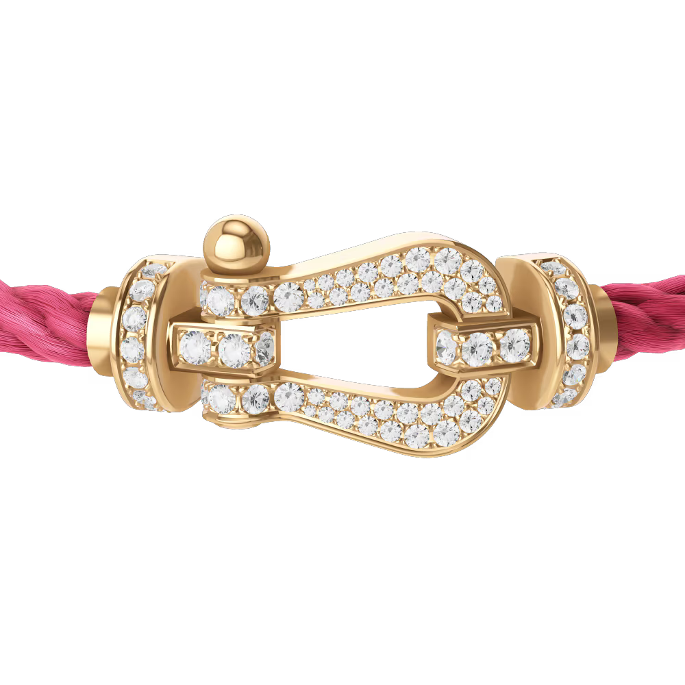 Bracelet Force 10, grand modèle, pavé