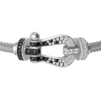 Bracelet Force 10, grand modèle, pavé