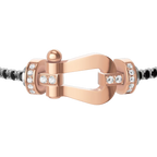 Bracelet Force 10, grand modèle, semi-pavé