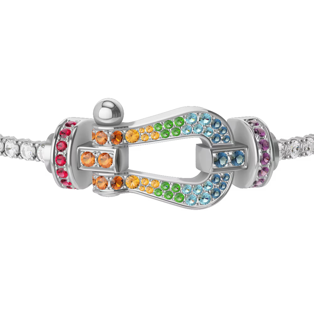 Bracelet Force 10, grand modèle, pavé