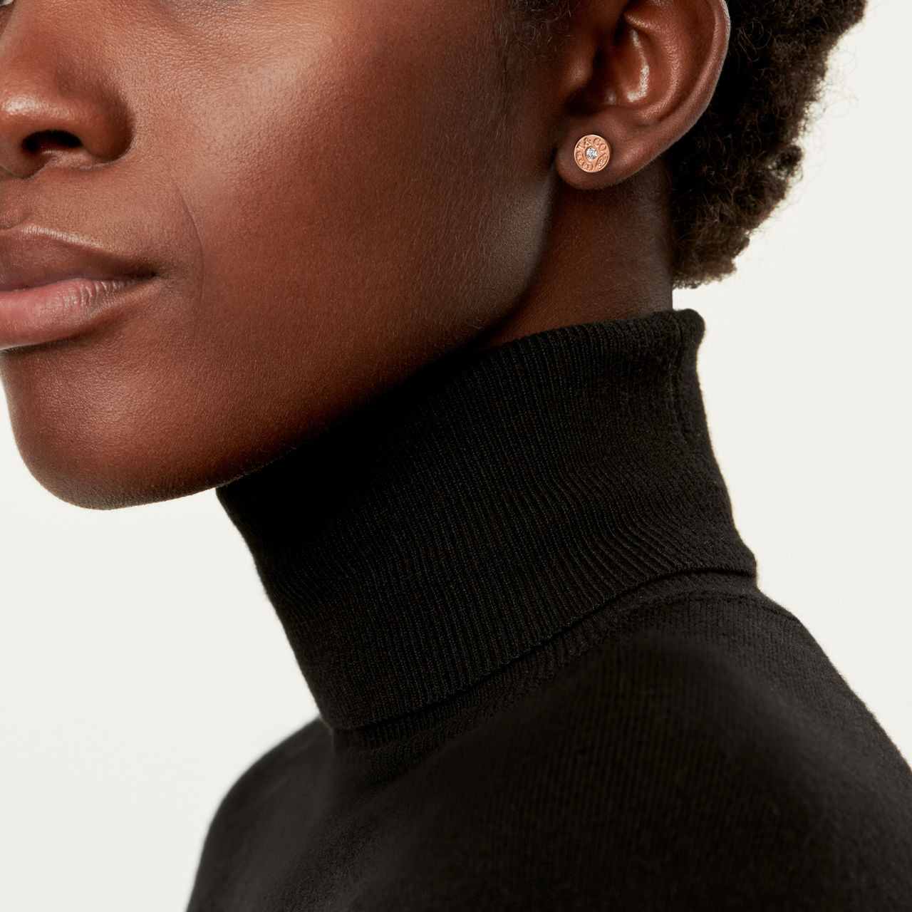 Boucles d’oreilles rondes
