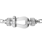 Bracelet Force 10, moyen modèle, semi-pavé