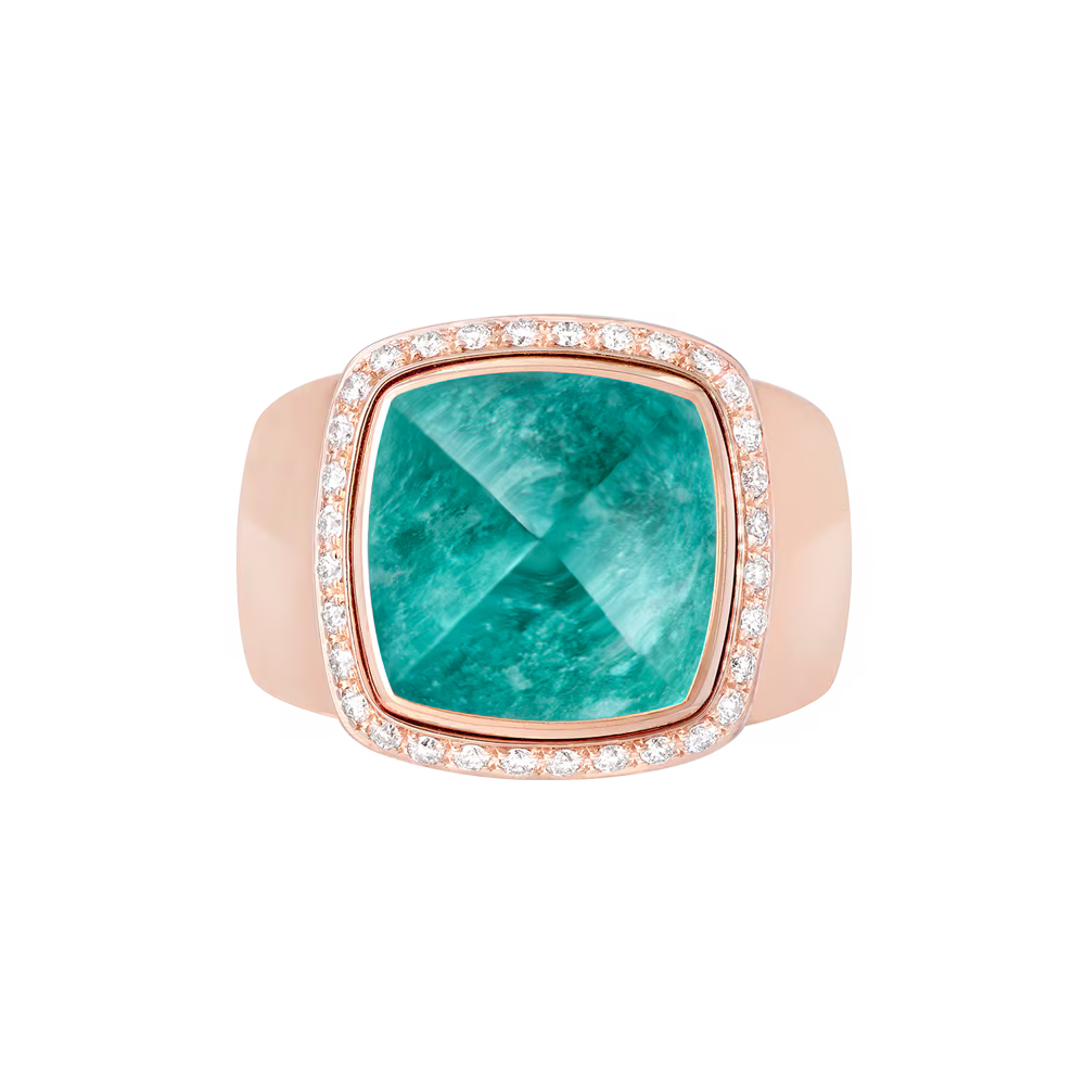 Bague Pain de Sucre, amazonite