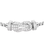 Bracelet Chance Infinie, grand modèle, pavé