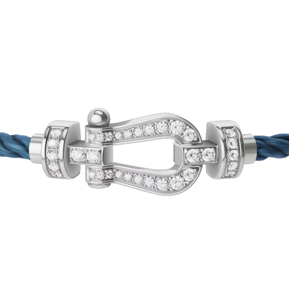 Bracelet Force 10, moyen modèle, pavé