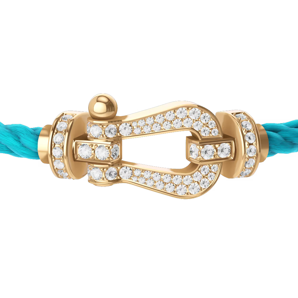 Bracelet Force 10, grand modèle, pavé