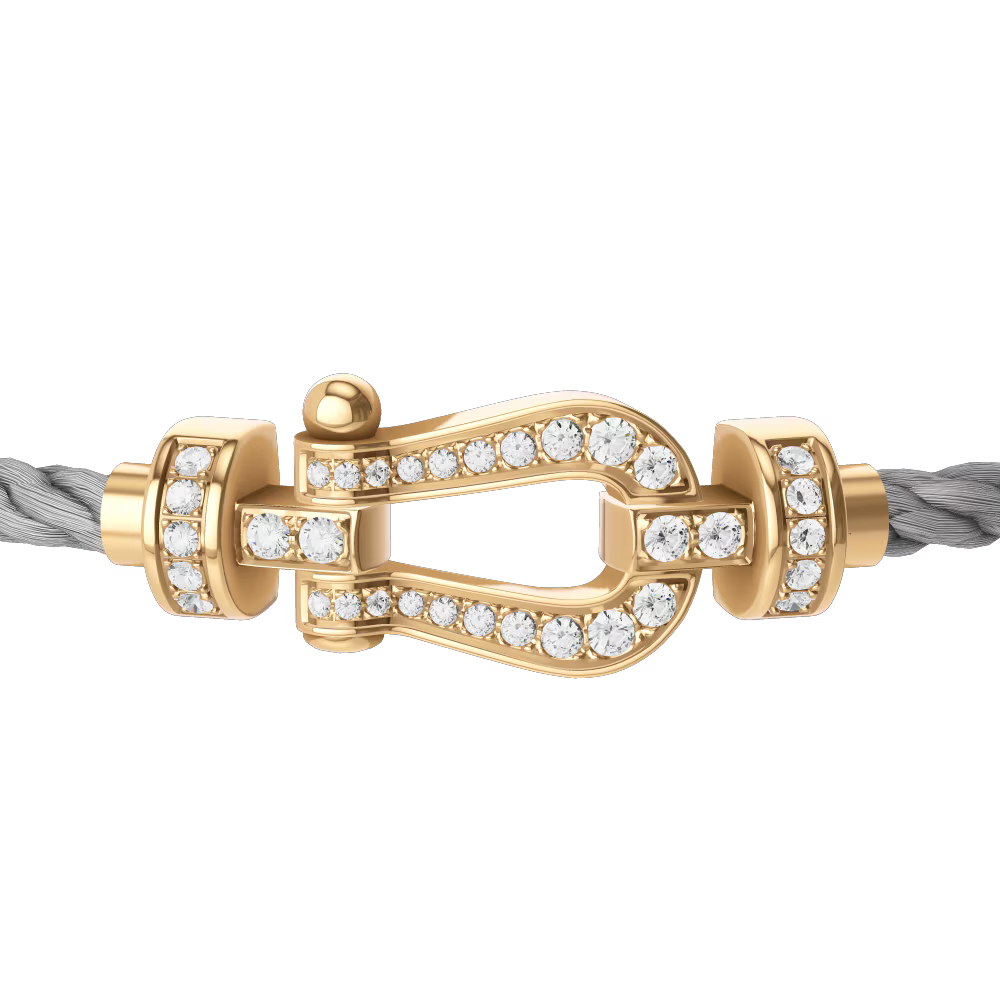 Bracelet Force 10, moyen modèle, pavé
