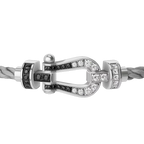 Bracelet Force 10, moyen modèle, pavé