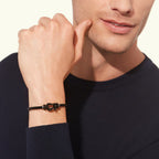 Bracelet Force 10, grand modèle, semi-pavé