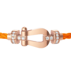 Bracelet Force 10, moyen modèle, semi-pavé