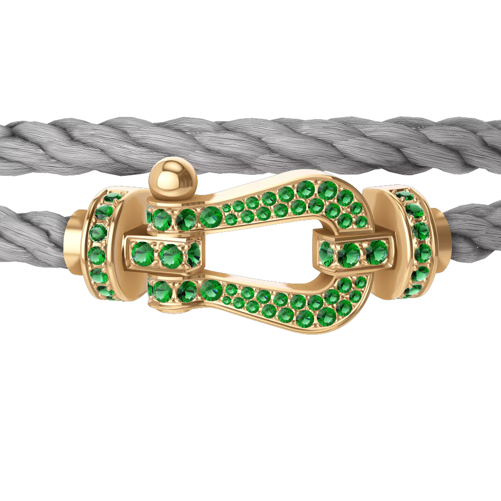 Bracelet Force 10, grand modèle, pavé