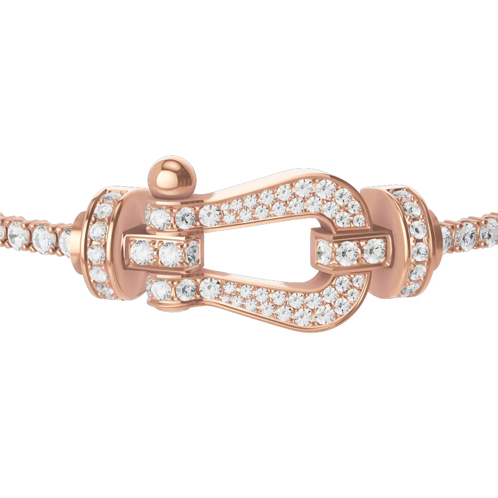 Bracelet Force 10, grand modèle, pavé