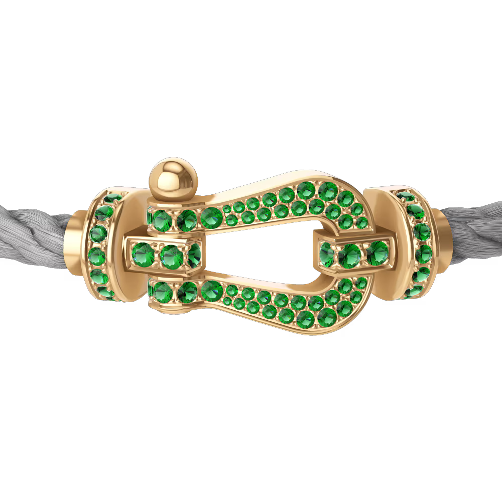 Bracelet Force 10, grand modèle, pavé