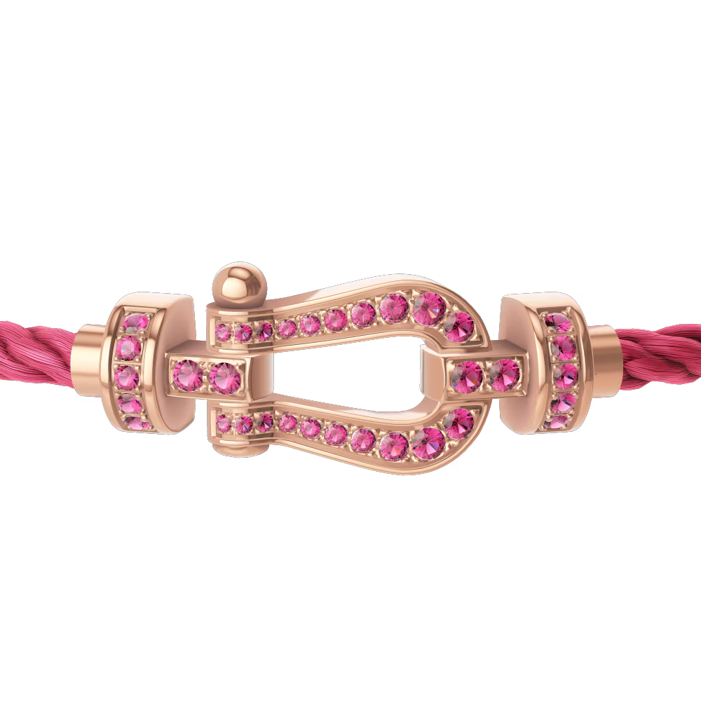 Bracelet Force 10, moyen modèle, pavé