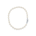 Collier de perles d’eau douce en argent 925 millièmes