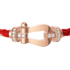 Bracelet Force 10, grand modèle, semi-pavé