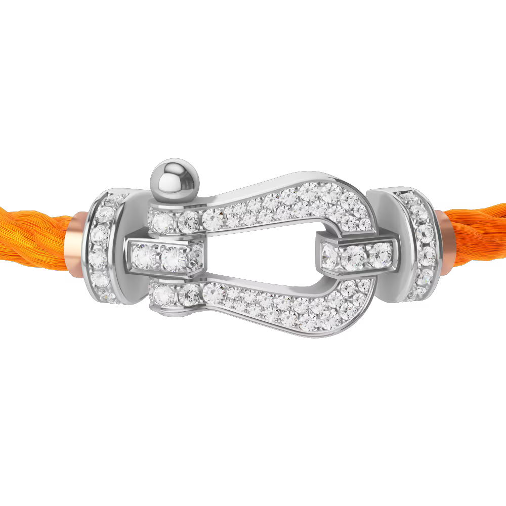 Bracelet Force 10, grand modèle, pavé