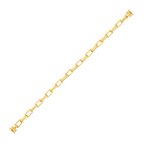 Bracelet maillons or jaune 750/1000e
