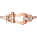 Bracelet Force 10, grand modèle, semi-pavé