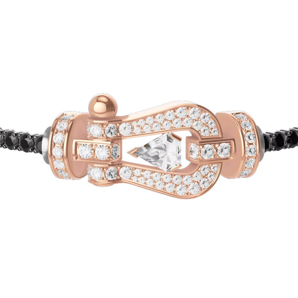 Bracelet Force 10, grand modèle, pavé, Hero Cut