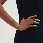 Tiffany T Bague T1 en or blanc 18 carats et diamants