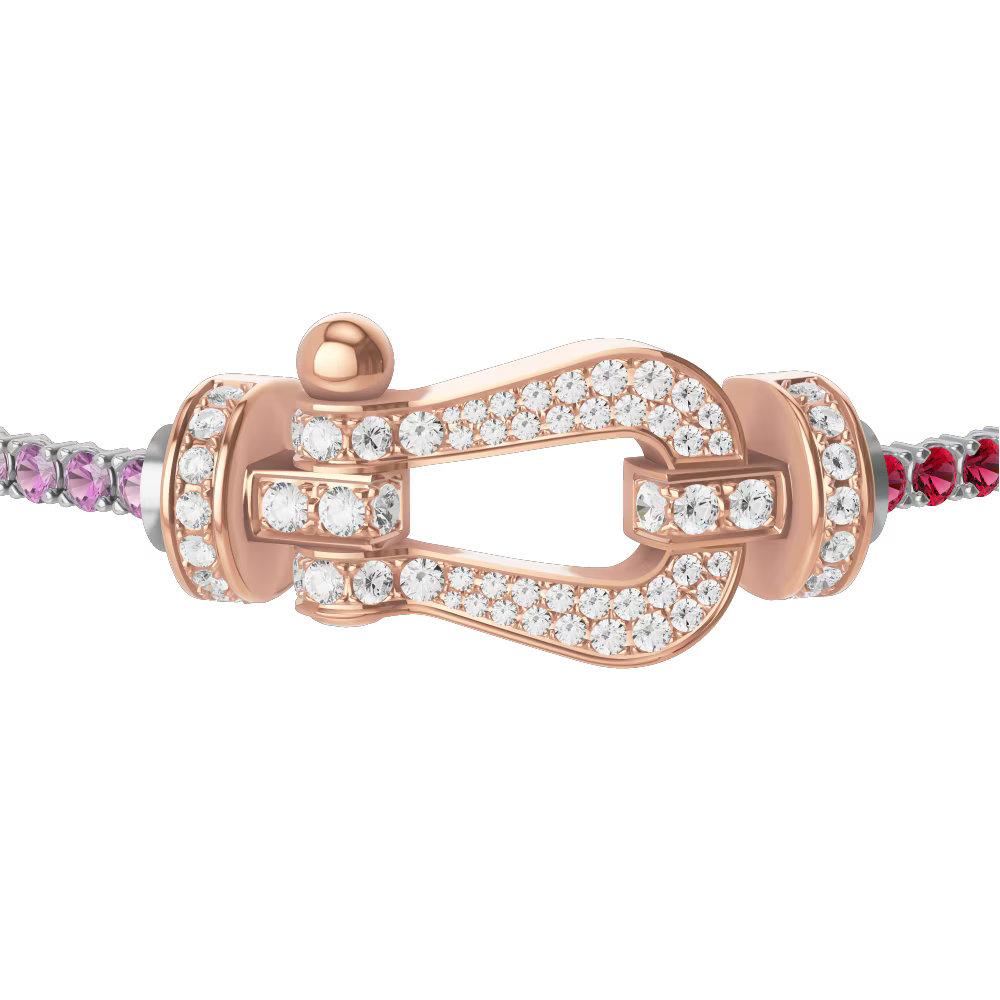 Bracelet Force 10, grand modèle, pavé