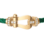Bracelet Force 10, grand modèle, semi-pavé