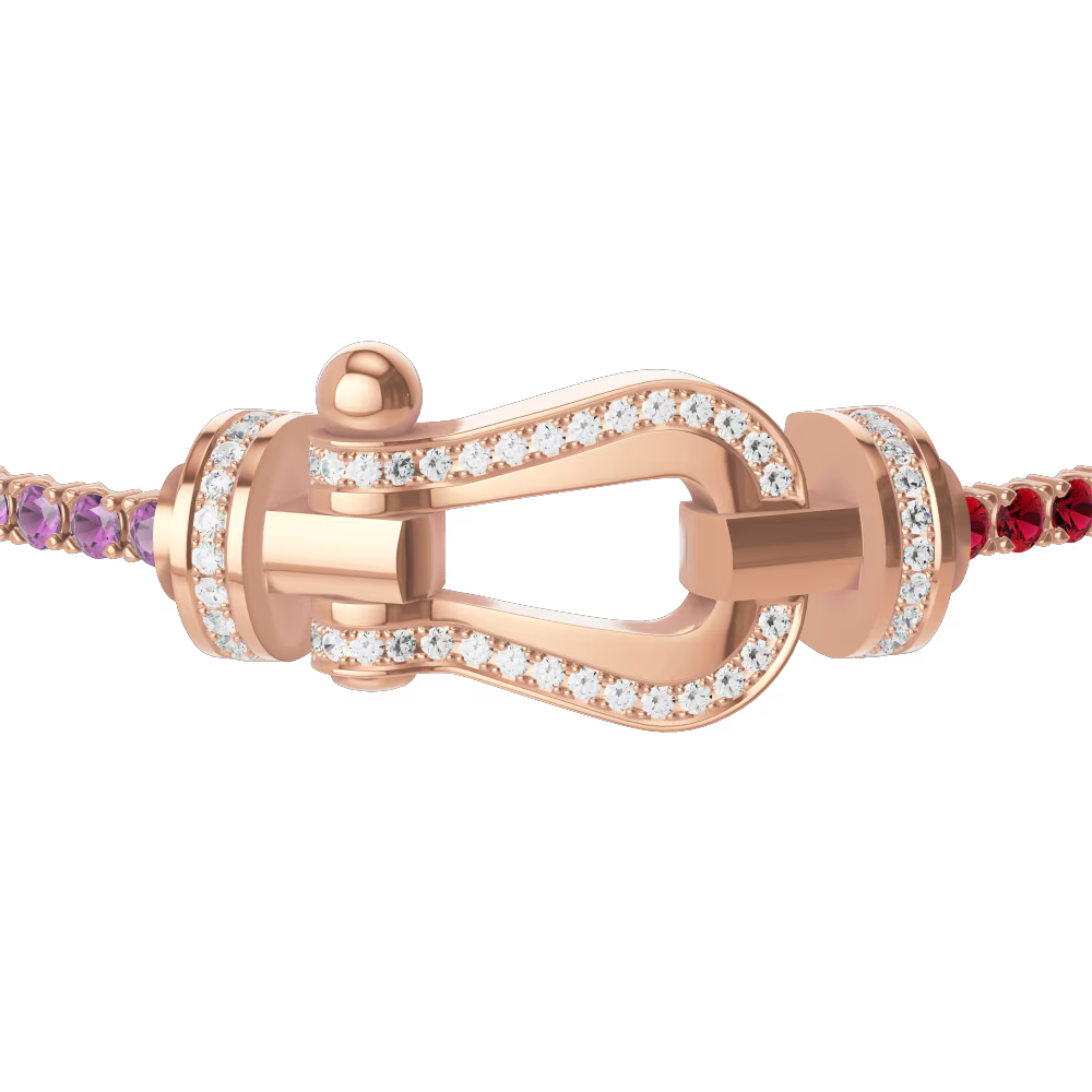 Bracelet Force 10, grand modèle, pavé