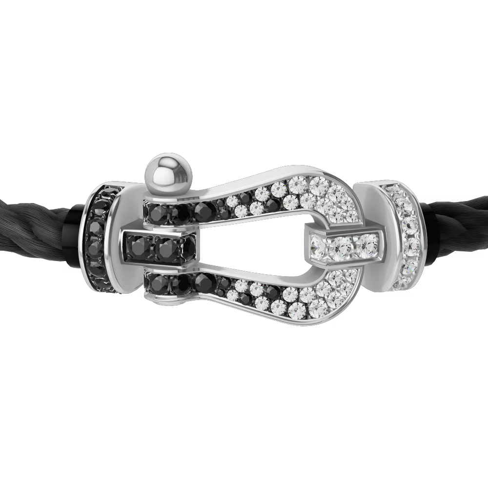 Bracelet Force 10, grand modèle, pavé