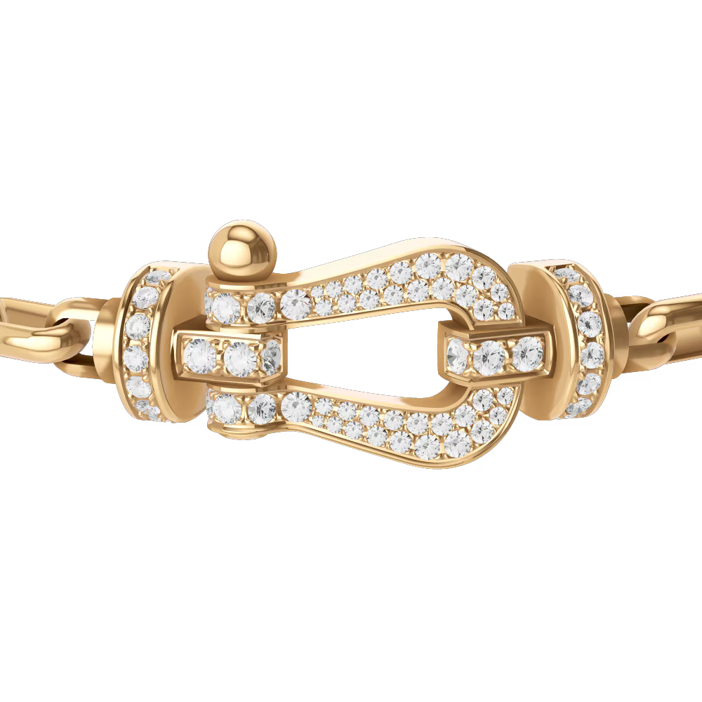 Bracelet Force 10, grand modèle, pavé