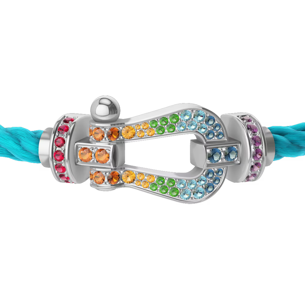 Bracelet Force 10, grand modèle, pavé